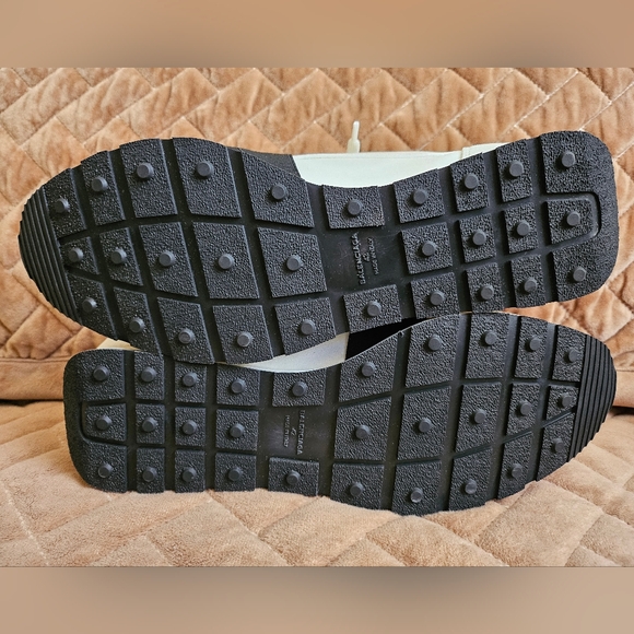 Balenciaga EU 42 US 9 UK 8 Race Runners Black White Blanc Noir Speed Track ITALY - Picture 9 of 13